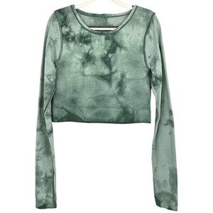 Lululemon Ebb to Street Long Sleeve Shirt Marble Dye Marble Dye Tidewater Te 6